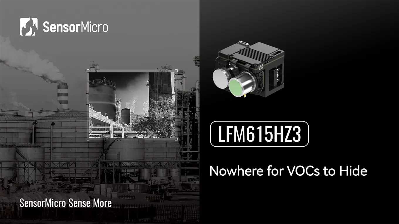 LFM615HZ3 Optical Gas lmaging (OGl) Infrared Camera Core: Nowhere for VOCs to Hide